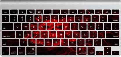 GADGETSWRAP GWS-14182 Printed red skull Skin for Apple Magic Keyboard 1 Keyboard Skin