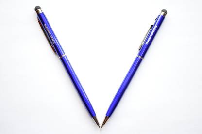 Swarnalekha Stylus Pen 2 Pieces Blue, Multi-function Pen