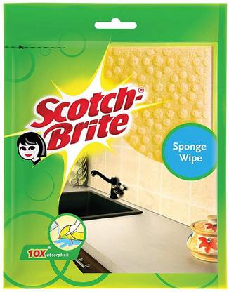 Scotch-Brite Sponge wipe pack of 3 Sponge Wipe