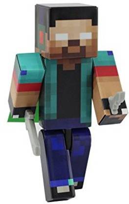 EnderToys Herobrine Boy Action Figure Toy 4 Inch Custom Series Figurines [Not an Official Minecraft Product]