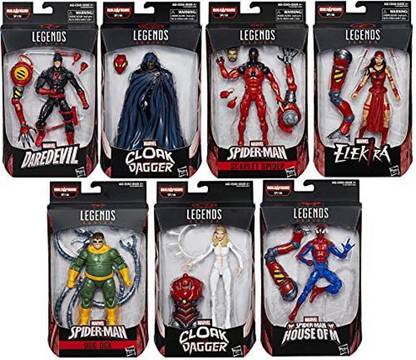 Hasbro Amazing Spider-Man Marvel Legends Wave 8 Action Figures Set of 7 (SP//dr BAF)