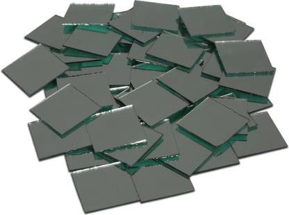 Glasso Square Glass Mirror 8mm 300 Pieces For Arts & Crafts Project Framing Decoration Embroidery