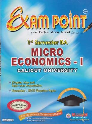 Exam Point First Semester MICRO ECONOMICS - 1 For Calicut University BA Students