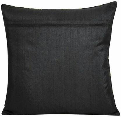 Plain Jute Design Cushion Covers(Black Colour) Jute Cushions Cover