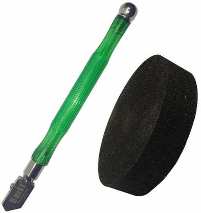 EXCEL IMPEX Borit Glass Cutter and Grinding Stone Combo for Cutting Glass Glass Cutter