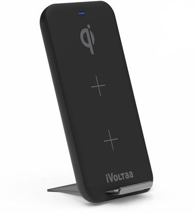 iVoltaa Airbase2 with Type-C Cable for Qi Enabled devices 10W Dual Coil Multi-Mode Wireless Charging Dock