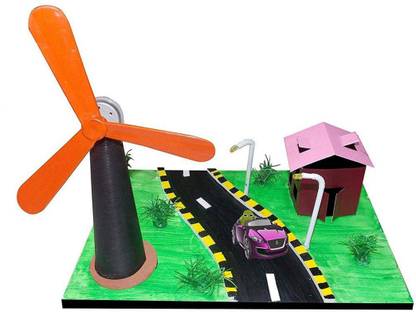 MELODY's Windmill Educational School Science Project. Educational Electronic Hobby Kit