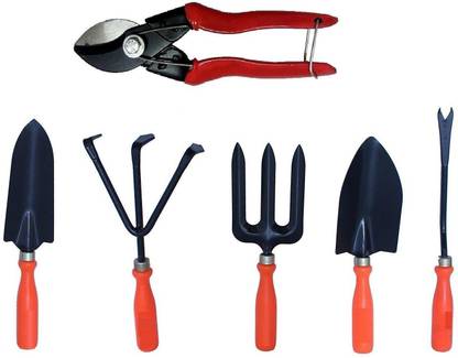 JetFire Gardening Tools with Heavy Cutter Set of 6 Garden Tool Kit