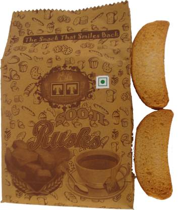 TT Handmade SOOJI RUSK Cookies (PACK OF 8) NA flavored Sooji Rusk