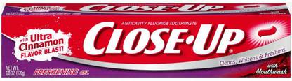 Closeup Close-Up Cinnamon Red Gel Anticavity Fluoride Toothpaste 6 oz. Toothpaste