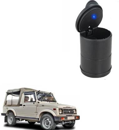 AutoStark Black Plastic Ashtray