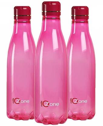 cello zone Set of 3 1000 ml Plastic Bottle