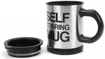 SKYFISH Auto mixing self stirring Coffee - 400 ML Stainless Steel Mug 10 Cups Coffee Maker