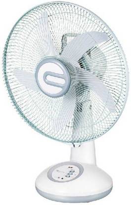 Care 4 14" RECHARGEABLE TABLE FAN (WHITE) with 1 Months Warranty 1200 mm Table Fan