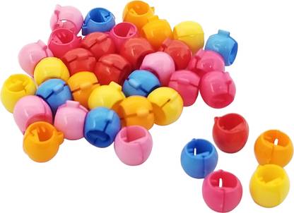 Evogirl Colorful Plain Bids Hairstyle Maker Kids Hair Claw Clips for Girls ,Small Hair Claw