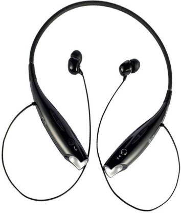 EARPLUG Wireless magnetic Bluetooth Headset with Mic (Black) Bluetooth