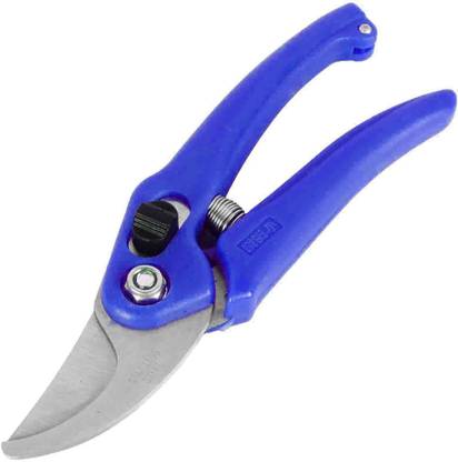 FASTIDIOUS Garden Scissor Hedge Shear Hand Pruner Scissor Flower cutter Garden Plant Branch Scissors Flower Cutting Cutter Pruning Bypass Secateurs Trimmer Carbon Steel Blade with Lock Set of 1 Bypass Pruner