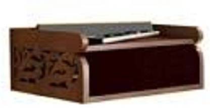 CLASSIC SHOPPE Beautiful Wooden Setup Box Stand, Glossy Finish (Black) Wooden Wall Shelf