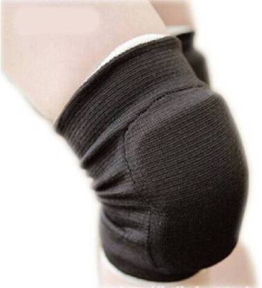 R-Lon Fitness DANCING Padded Knee Support (Free Size, Black) Knee Support