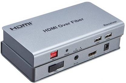 microware HDMI EXTENDER 20 KM [20,000 METER ]OVER FIBER Media Streaming Device