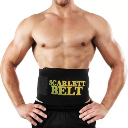 Scarlett Shaper Sweat Belt Non-Tearable Tummy Trimmer Belly Fat Burner Lean Body for Men & Women Slimming Belt