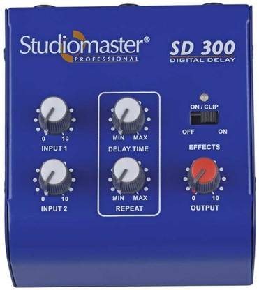 Studiomaster SD 300 with charger and ECHO/DELAY Digital Sound Mixer