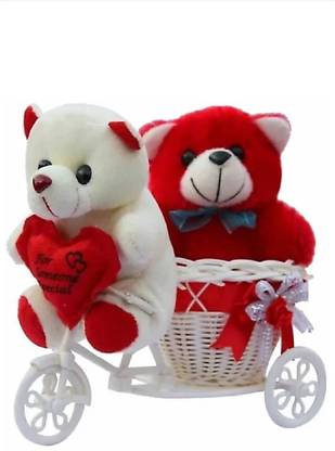 JOT 2 Teddy bears on Tricycle, Symbol of Love - 38