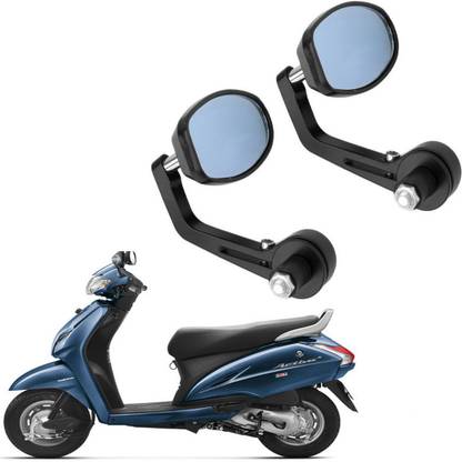 BRPEARl Manual Rear View Mirror, Dual Mirror, Driver Side For Honda Activa