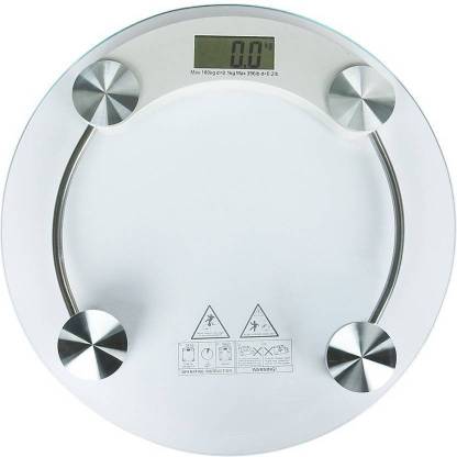 AKLINE 8MM Round Glass Step-on Activation Weighing Scale