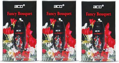 aco Fancy Bouquet Alcohol - Free Attar Roll On 2.5ml Each (Pack of 3) Floral Attar