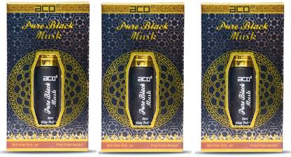 aco Musk Alcohol - Free Attar Roll On 8ml Each (Pack of 3) Floral Attar