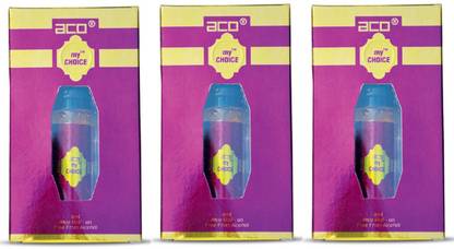 aco My Choice Alcohol - Free Attar Roll On 8ml Each (Pack of 3) Floral Attar