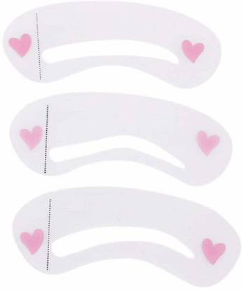 AURINKO Reusable Eyebrow Card Stencil Sticker Eye Brow Shaping Template Make Up- Set of 3 Pieces Eyebrow Stencil