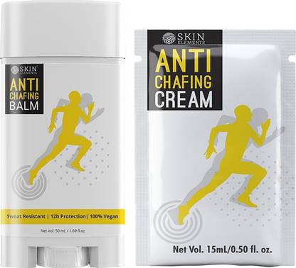 Skin elements Runners pack - Anti Chafing Cream & Anti Chafing Stick (Combo of 2)