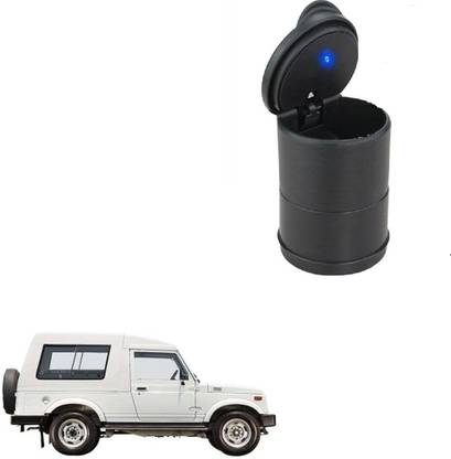 AutoStark Black Plastic Ashtray