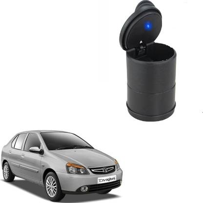 AutoStark Black Plastic Ashtray