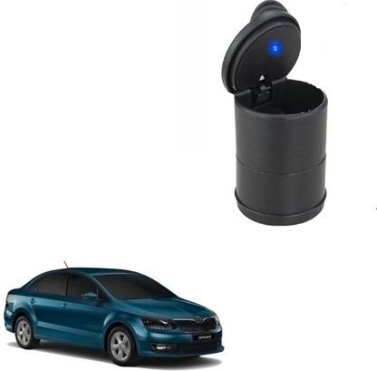 AutoStark Black Plastic Ashtray