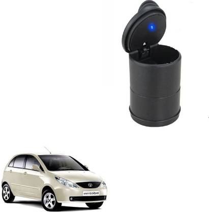 AutoStark Black Plastic Ashtray