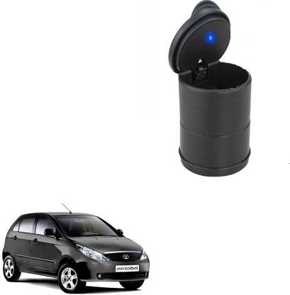 AutoStark Black Plastic Ashtray