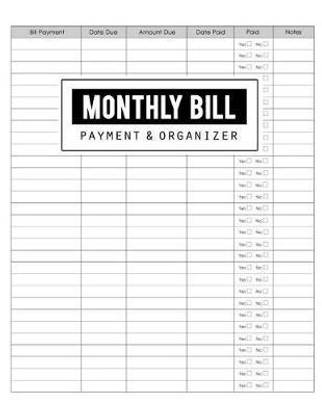 Monthly Bill Payment & Organizer
