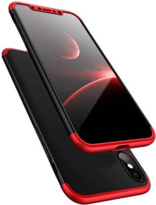 Accessories Kart Front & Back Case for Apple Iphone XR 360 degree case dual protection red