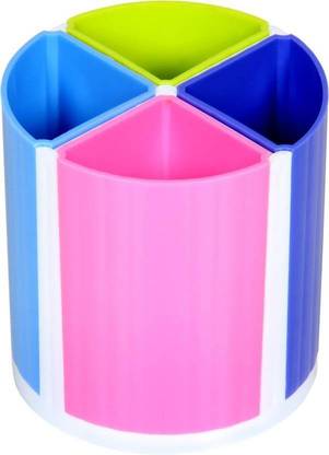 wall mounted 4 Compartments Plastic Pen Holder