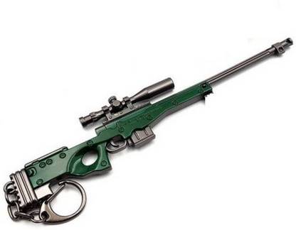 Counta AWM with 8X Scope - Green - 12CM - PUBG Key Chain