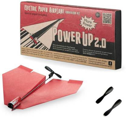 Power Up PowerUp 2.0 - 100% Genuine Electric Paper Airplane Conversion Kit By Fundoo Labs