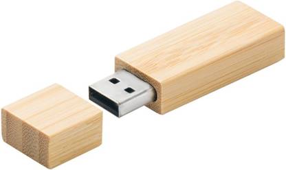 Minura Carbonized Bamboo USB Flash Card Memory Stick 16 GB Pen Drive Compatible with Netbook, Gaming Console, Desktop Computer, Tablet, Mobile, Audio Player, Television, Laptop USB 2.0 Wood Case
