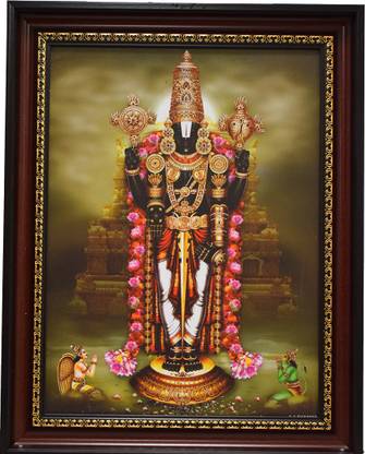 Puja N Pujari God Photo Frames Tirupati Balaji Photo Frame for Wall ...