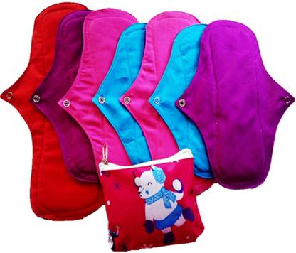 Premium ReCyCloPads Menstrual Reusable cloth sanitary pads for periods with wings Sanitary Pad