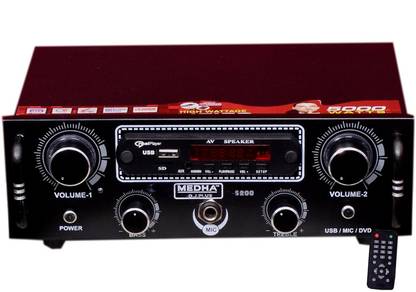 MEDHA D.J. PLUS M491 200 W AV Power Amplifier