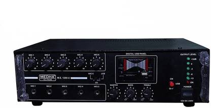 MEDHA D.J. PLUS MD-1200UREC 120 W AV Power Amplifier
