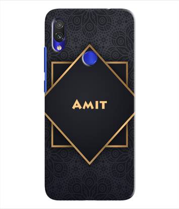 ETECHNIC Back Cover for Redmi Note 7 With Name Amit